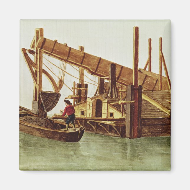 Imã Dragando um canal (Frente)