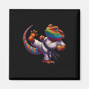Imã Dragão Barbudo Alto Karate Samurai Ninj