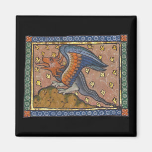 Imã Dragão Bestiário Medieval c. 1270