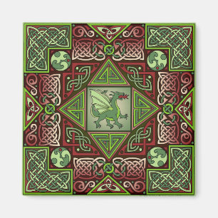 Imã Dragão Celta Labirinto