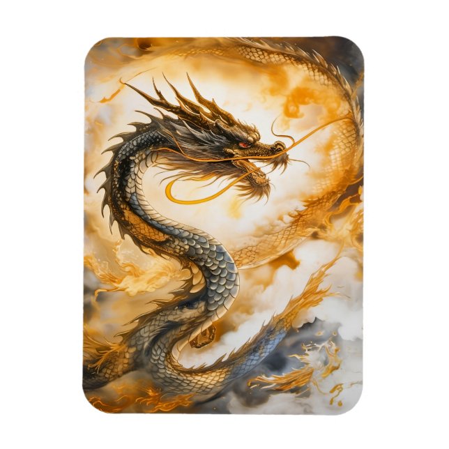 Ímã Dragão Chinês (Vertical)