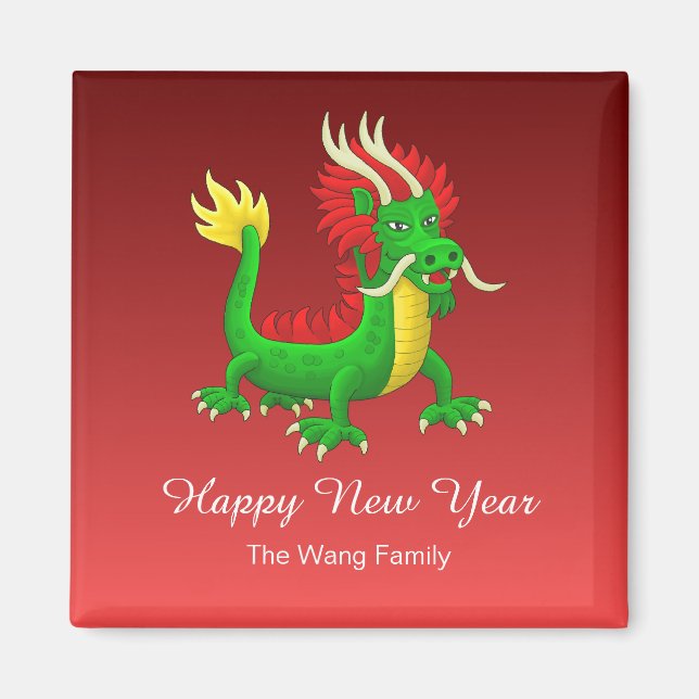 Imã Dragão Chinês Fabuloso (Frente)