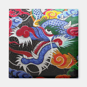 Imã Dragão colorido