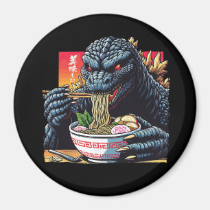 Imã Dragão comendo ramen 