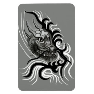 Ímã Dragão da China em Tattoostyle