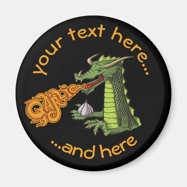 Imã Dragão de Alho (Frente)