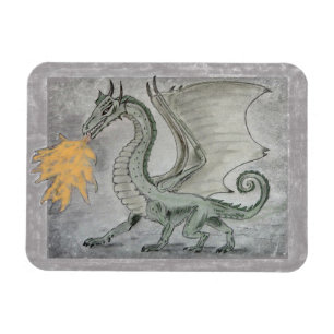 Ímã Dragão de Breve-Fogo
