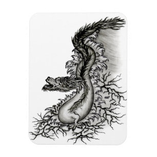 Ímã Dragão de China em Tattoostyle