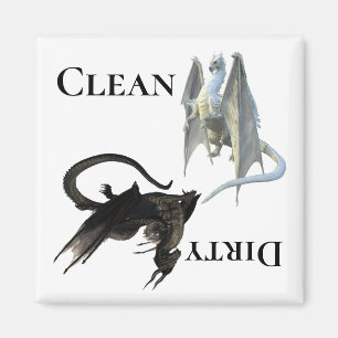 Imã Dragão de Magnet, máquina de lavar louça limpa