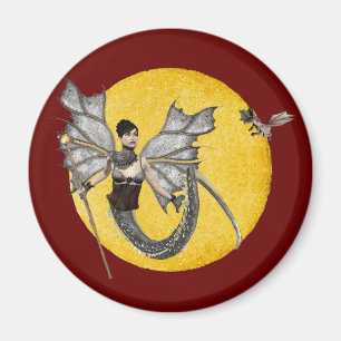 Imã Dragão Deusa Magnet