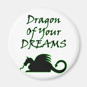 Imã Dragão Dos Seus Sonhos (Preto)