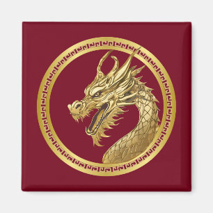 Imã Dragão Dourado-