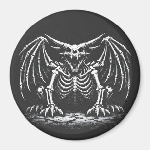 Imã Dragão Esqueleto por BurnsInHell