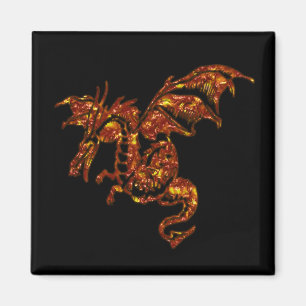 Imã Dragão Flaming