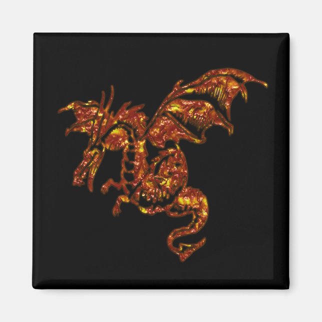 Imã Dragão Flaming (Frente)