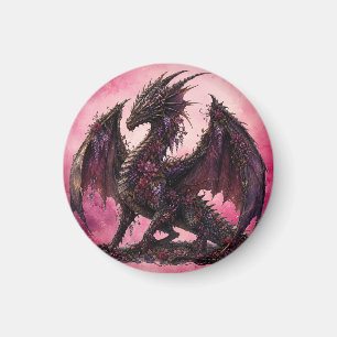 Imã Dragão Flor Dragão de Fantasia Botânica