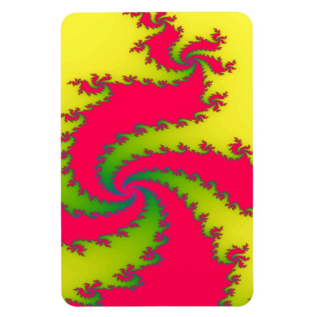 Ímã Dragão Fractal de Ano Novo Chinês (Vertical)