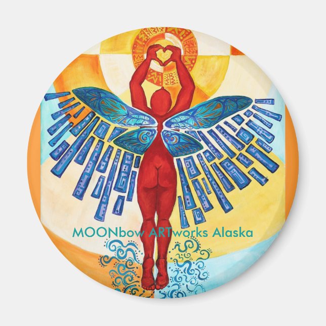 Imã Dragão Heart (Frente)