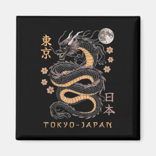 Imã Dragão Japonês Tóquio Japão anos 80 Ani Mítico Asi