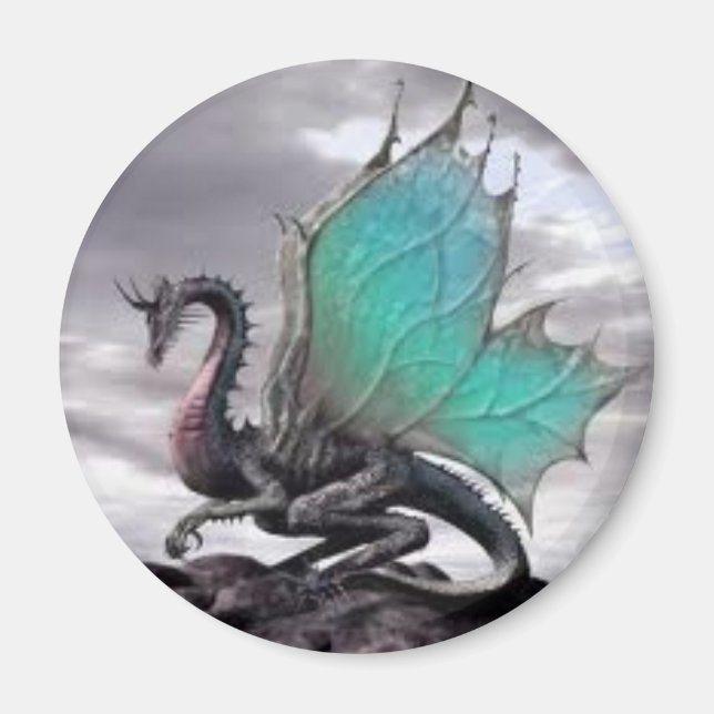 Imã Dragão Magnet! " (Frente)