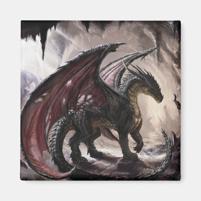 Imã Dragão Na Caverna (Frente)