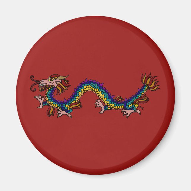 Imã Dragão Oriental (Frente)