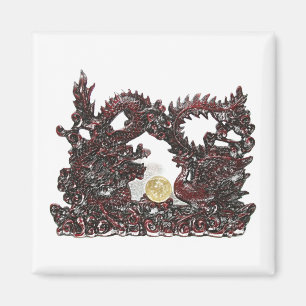 Imã Dragão & Phoenix de Feng Shui