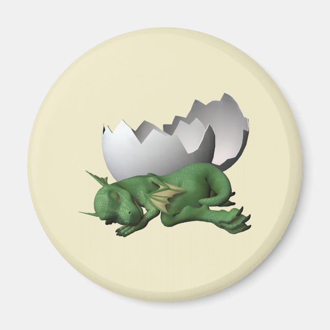 Imã Dragão Recém-Nascido (Frente)