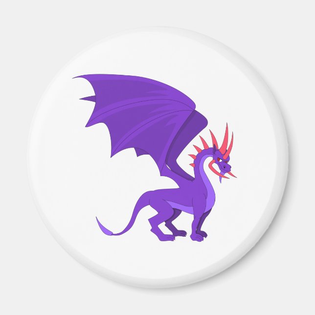 Imã Dragão roxo (Frente)