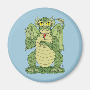 Imã Dragão Verde