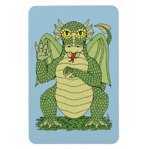 Ímã Dragão Verde