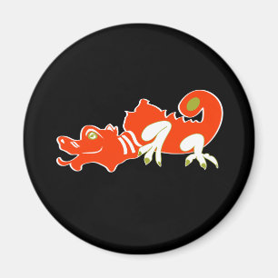 Imã Dragão vermelho