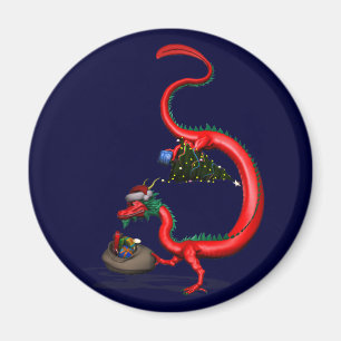Imã Dragão Vermelho Oriental