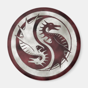 Imã Dragão Yin Yang