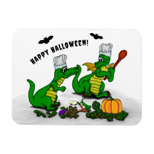 Ímã Dragões - Feliz Halloween! Hoje eu cozinho