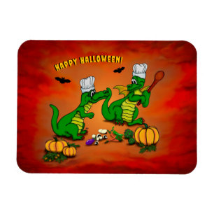 Ímã Dragões - Feliz Halloween! Hoje eu cozinho