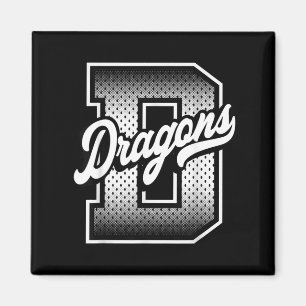 Imã Dragões Futebol - Dragões Beisebol - Dragões