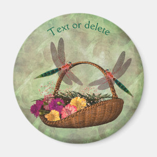 Imã Dragões Personalizados No Soquete Da Flor