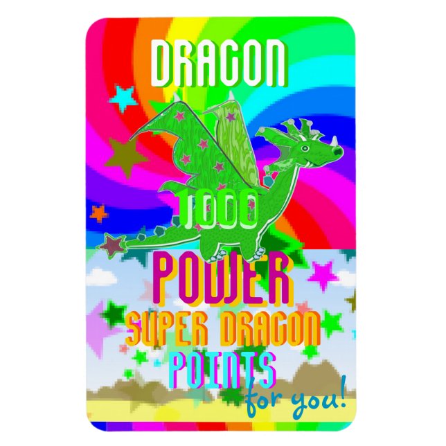 Ímã Dragon 1000 Power Super Dragon Pontos para você! (Vertical)