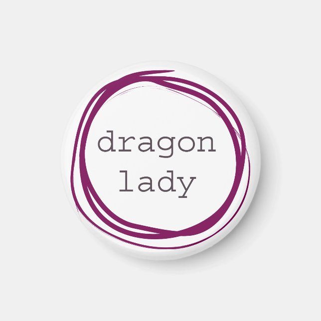Imã Dragon Lady (Frente)