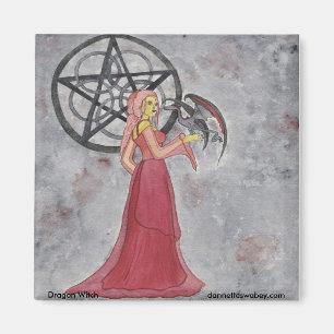 Imã Dragon Witch Magnet