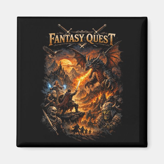 Imã Dragonfire Quest (Frente)