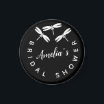 Imã Dragonflies em preto Chá de panela<br><div class="desc">Chá de panela Magnet favorece com lixeiras</div>