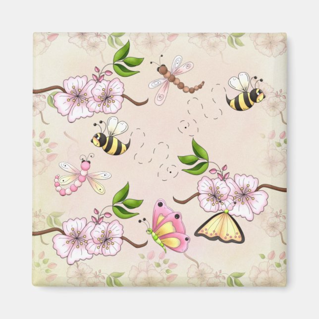 Imã Dragonflies Magnet #3 (Frente)