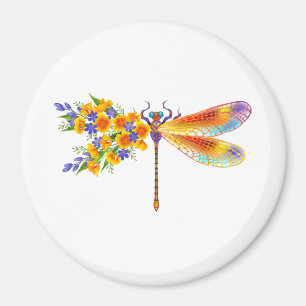 Imã Dragonfly Amarelo