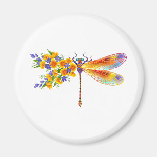 Imã Dragonfly Amarelo