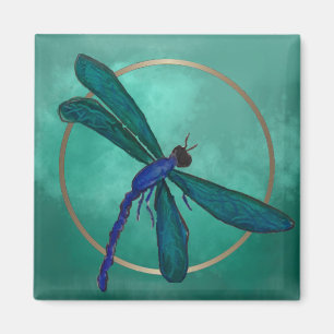 Imã Dragonfly Azul