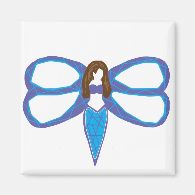 Imã Dragonfly Lady 2 (Frente)
