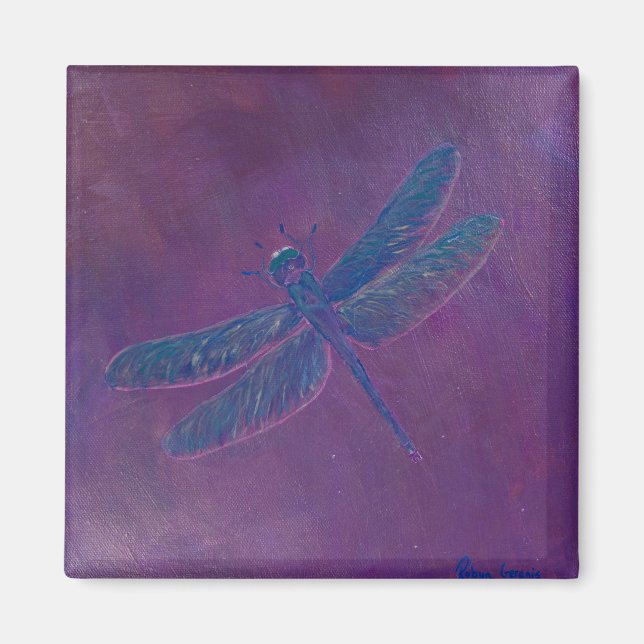 Imã Dragonfly Sunset Sparkle (Frente)