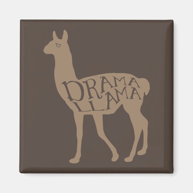 Imã Drama Llama Magnet (Frente)